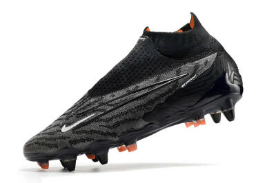 Nike Phantom GX Elite DF SG Soft Ground Soccer Cleats - Black/Grey/White