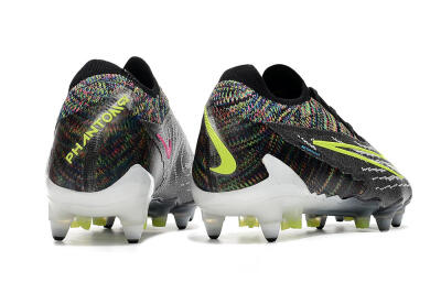 Nike Phantom GX Elite SG Soft Ground Soccer Cleats - Black/Grey/Yellow