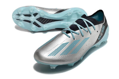 Adidas X Speedportal.1 FG Firm Ground Soccer Cleats - Grey/Blue/Black