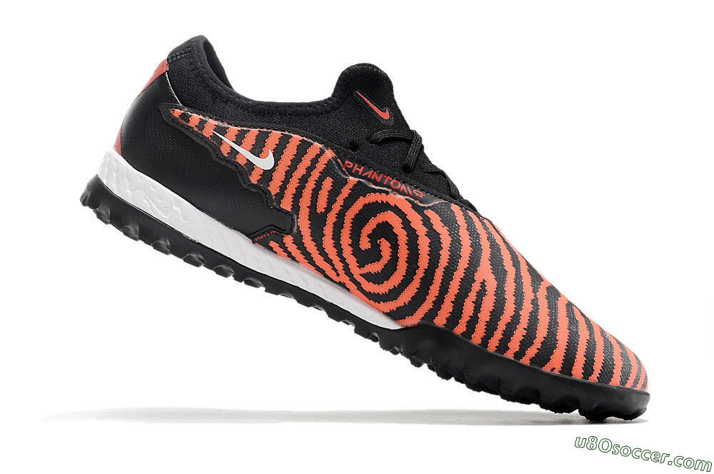 Nike React Phantom GX Pro TF Artificial Turf Soccer Shoes - Red/Black/White 4