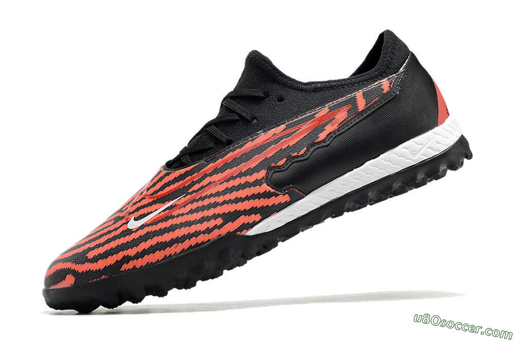 Nike React Phantom GX Pro TF Artificial Turf Soccer Shoes - Red/Black/White 5