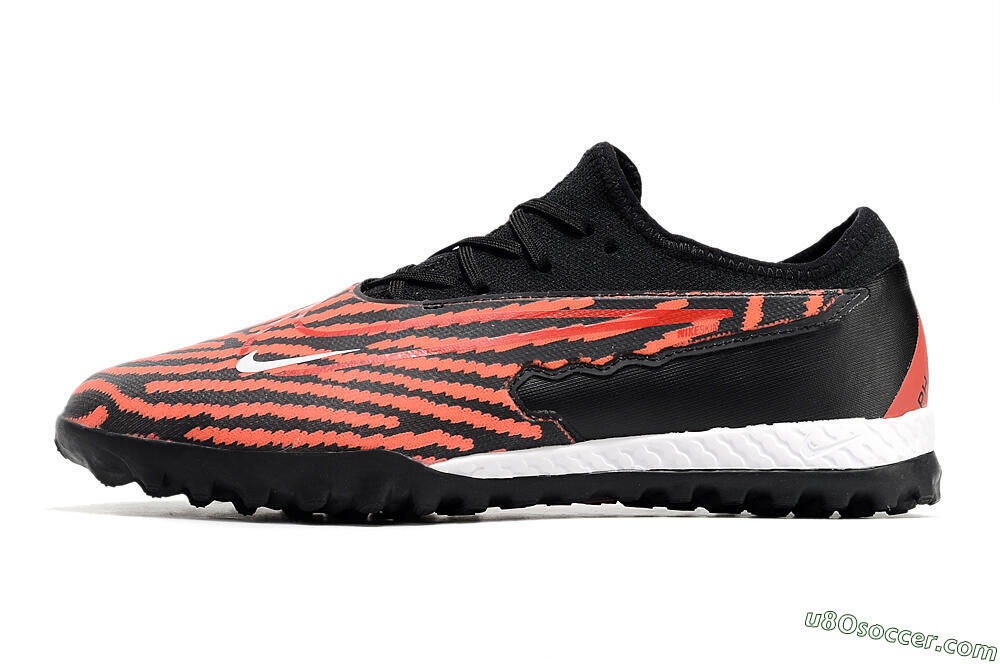 Nike React Phantom GX Pro TF Artificial Turf Soccer Shoes - Red/Black/White 2