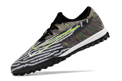 Nike React Phantom GX Pro TF Artificial Turf Soccer Shoes - Black/Grey/Yellow
