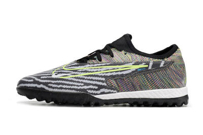 Nike React Phantom GX Pro TF Artificial Turf Soccer Shoes - Black/Grey/Yellow