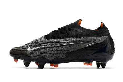 Nike Phantom GX Elite SG Soft Ground Soccer Cleats - Black/Grey/White