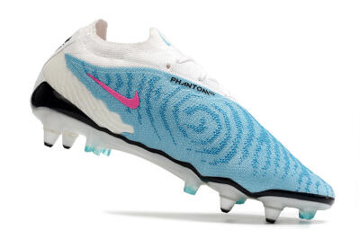 Nike Phantom GX Elite SG Soft Ground Soccer Cleats - Blue/White/Pink