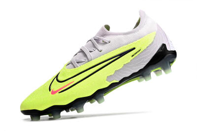 Nike Phantom GX Elite AG Artificial Grass Soccer Cleats - Grey/Yellow/Black
