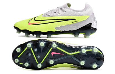 Nike Phantom GX Elite AG Artificial Grass Soccer Cleats - Grey/Yellow/Black