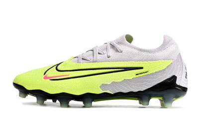 Nike Phantom GX Elite AG Artificial Grass Soccer Cleats - Grey/Yellow/Black