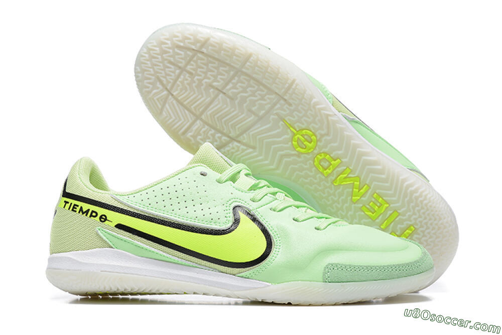 Nike Tiempo Legend 9 IC Indoor & Futsal Soccer Shoes - Green/Black 1