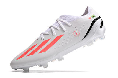 Adidas X Speedportal.1 Brazil FG Firm Ground Soccer Cleats - White/Orange/Black