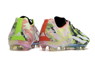 Adidas X Crazyfast Limited Edition FG Firm Ground Soccer Cleats - White/Yellow/Orange/Black