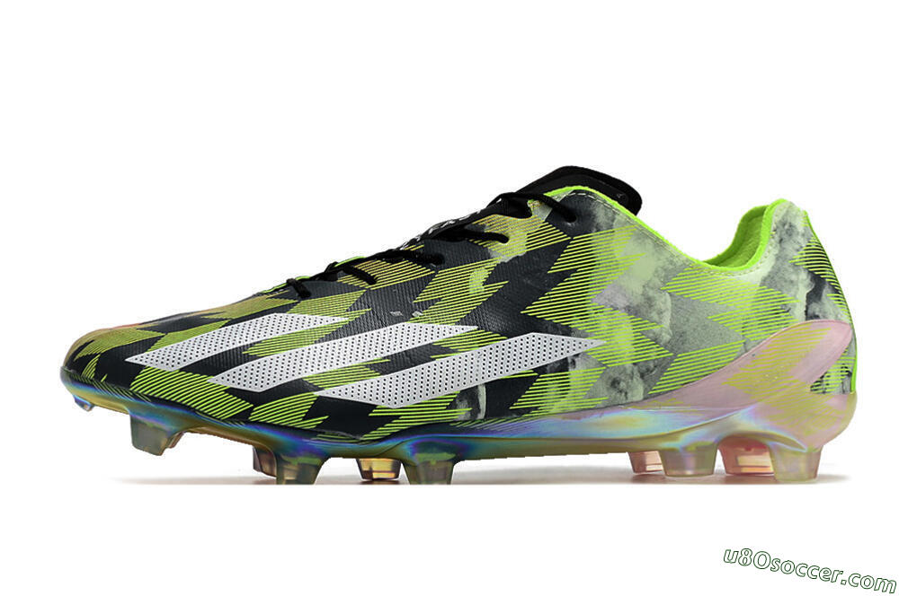 Adidas X Crazyfast Limited Edition FG Firm Ground Soccer Cleats - White/Yellow/Orange/Black 2