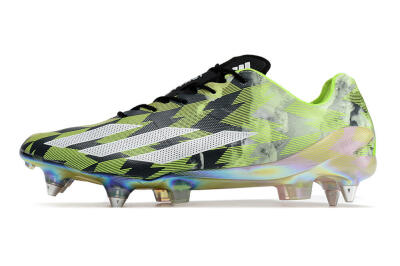 Adidas X Crazyfast Limited Edition SG Soft Ground Soccer Cleats - White/Yellow/Orange/Black
