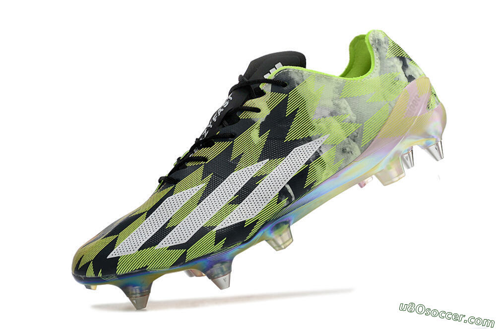 Adidas X Crazyfast Limited Edition SG Soft Ground Soccer Cleats - White/Yellow/Orange/Black 4