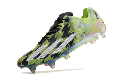 Adidas X Crazyfast Limited Edition SG Soft Ground Soccer Cleats - White/Yellow/Orange/Black