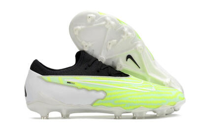 Nike React Phantom GX Academy FG Firm Ground Soccer Cleats - Yellow/Black/White