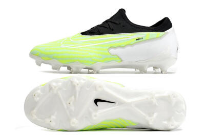 Nike React Phantom GX Academy FG Firm Ground Soccer Cleats - Yellow/Black/White