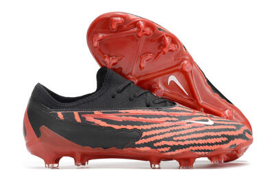 Nike React Phantom GX Academy FG Firm Ground Soccer Cleats - Red/Black/White
