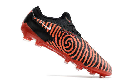 Nike React Phantom GX Academy FG Firm Ground Soccer Cleats - Red/Black/White