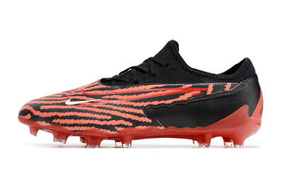 Nike React Phantom GX Academy FG Firm Ground Soccer Cleats - Red/Black/White