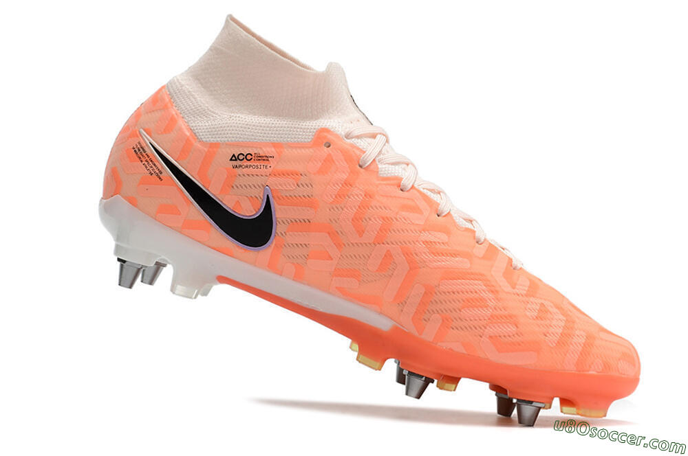 Nike Air Zoom Mercurial Superfly 9 Elite SG Soft Ground Soccer Cleats - Orange/Black/Purple/Yellow 4