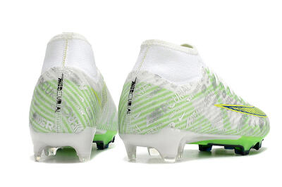 Nike Air Zoom Mercurial Superfly 9 Academy FG Firm Ground Soccer Cleats - White/Green/Yellow