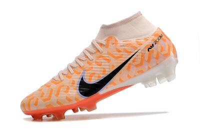 Nike Air Zoom Mercurial Superfly 9 Academy FG Firm Ground Soccer Cleats - Orange/Black/Purple