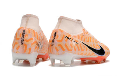 Nike Air Zoom Mercurial Superfly 9 Academy FG Firm Ground Soccer Cleats - Orange/Black/Purple
