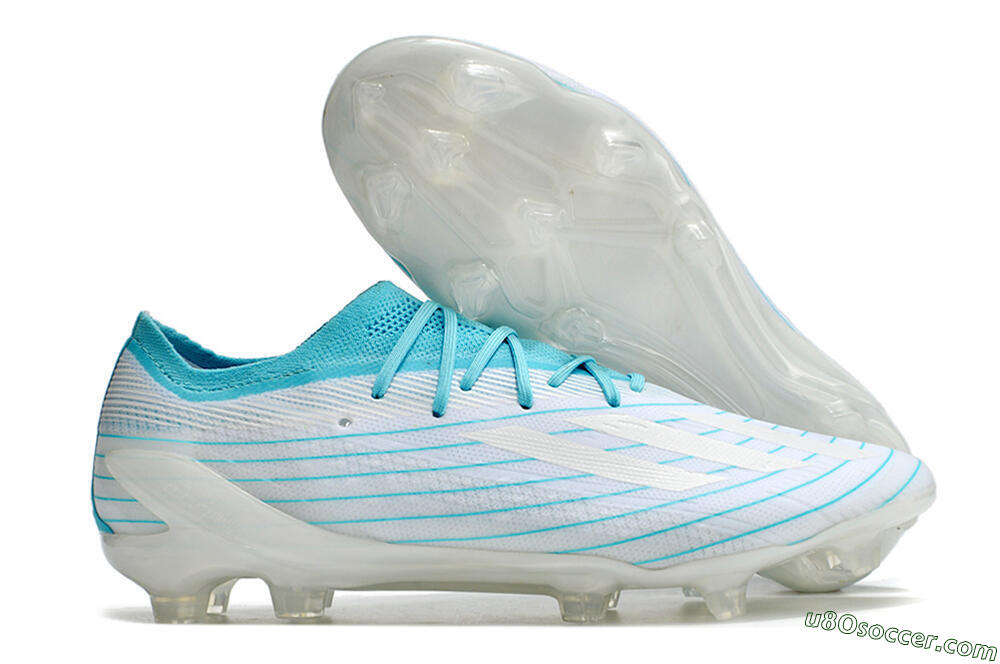 Adidas X Speedportal.1 TF Firm Ground Soccer Cleats - White/Blue 1