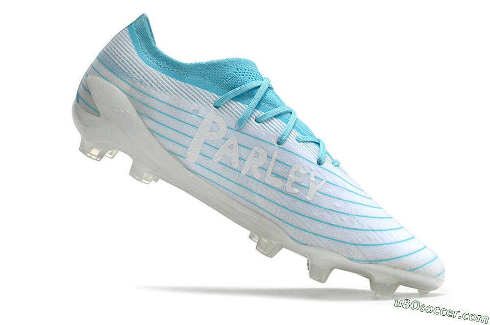 Adidas X Speedportal.1 TF Firm Ground Soccer Cleats - White/Blue 4