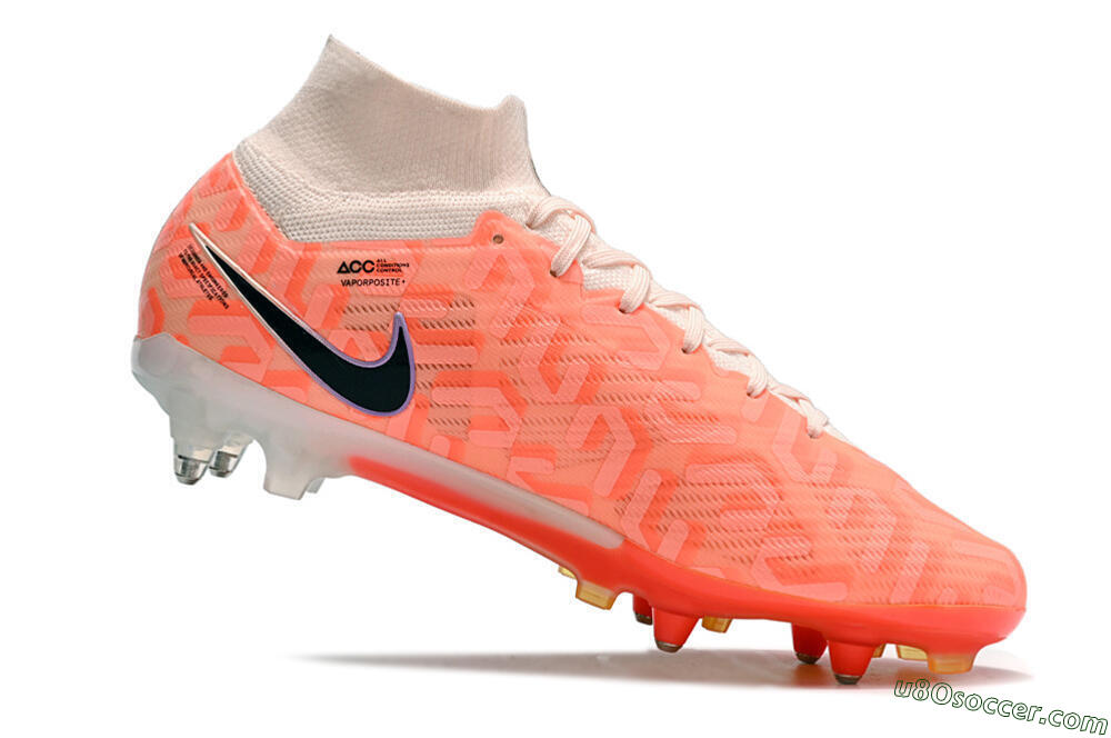 Nike Air Zoom Mercurial Superfly 9 Elite SG Soft Ground Soccer Cleats - Orange/Black/Purple 4