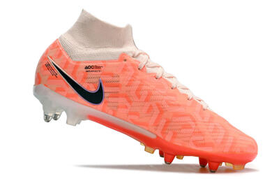 Nike Air Zoom Mercurial Superfly 9 Elite SG Soft Ground Soccer Cleats - Orange/Black/Purple