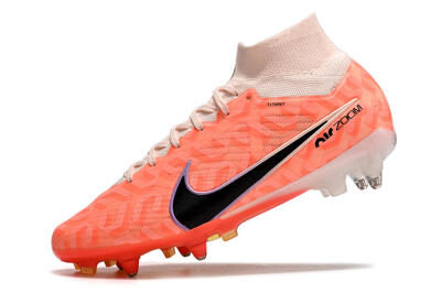 Nike Air Zoom Mercurial Superfly 9 Elite SG Soft Ground Soccer Cleats - Orange/Black/Purple