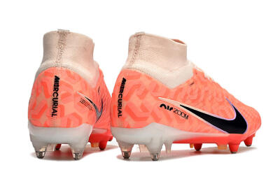 Nike Air Zoom Mercurial Superfly 9 Elite SG Soft Ground Soccer Cleats - Orange/Black/Purple