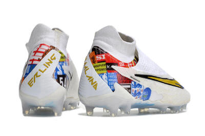Harry Kane x Nike Phantom GX DF Elite FG Firm Ground Soccer Cleats - White/Gold/Blue