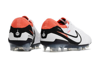 Nike Tiempo Legend 10 Elite FG Firm Ground Soccer Cleats - White/Black/Red