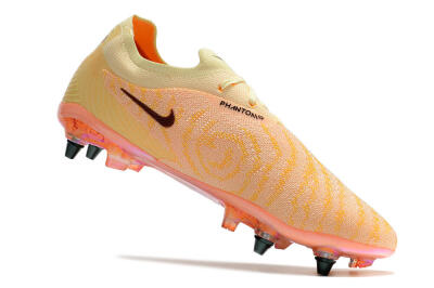 Nike Phantom GX Elite SG Soft Ground Soccer Cleats - Yellow/Black/Orange