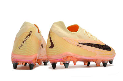 Nike Phantom GX Elite SG Soft Ground Soccer Cleats - Yellow/Black/Orange