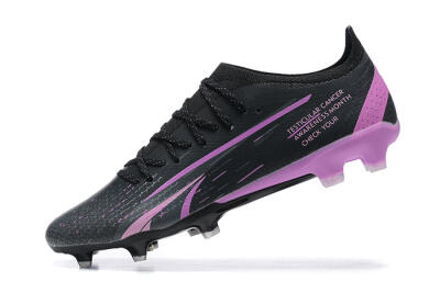 Puma Ultra Ultimate FG Firm Ground Soccer Cleats - Black/Purple