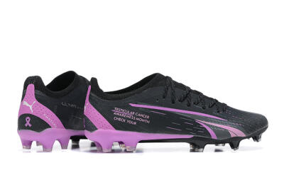 Puma Ultra Ultimate FG Firm Ground Soccer Cleats - Black/Purple
