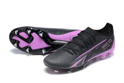 Puma Ultra Ultimate FG Firm Ground Soccer Cleats - Black/Purple
