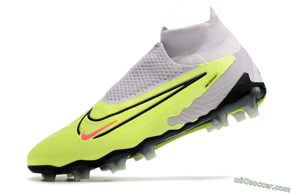 Nike Phantom GX Elite DF FG Firm Ground Soccer Cleats - Green/Black/White 5