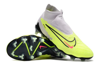 Nike Phantom GX Elite DF FG Firm Ground Soccer Cleats - Green/Black/White