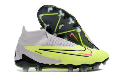 Nike Phantom GX Elite DF FG Firm Ground Soccer Cleats - Green/Black/White