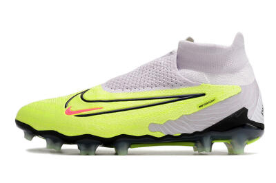 Nike Phantom GX Elite DF FG Firm Ground Soccer Cleats - Green/Black/White