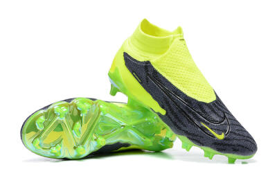 Nike Phantom GX Elite DF FG Firm Ground Soccer Cleats - Black/Green