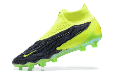 Nike Phantom GX Elite DF FG Firm Ground Soccer Cleats - Black/Green