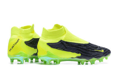 Nike Phantom GX Elite DF FG Firm Ground Soccer Cleats - Black/Green