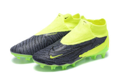 Nike Phantom GX Elite DF FG Firm Ground Soccer Cleats - Black/Green